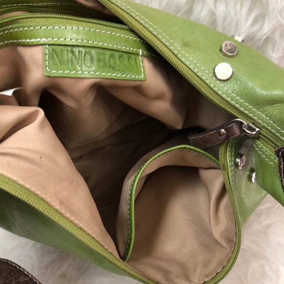 Nino Bossi Leather Hobo Bag - Picture 7 of 8